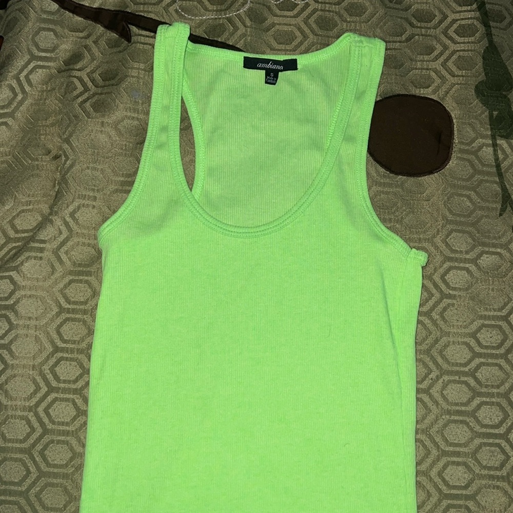 Neon Green Tank Top
